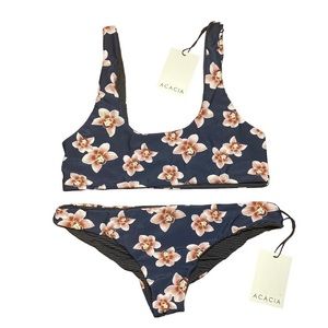 Acacia Swimwear Bikini in Isle Birdie Top Makai Bottom